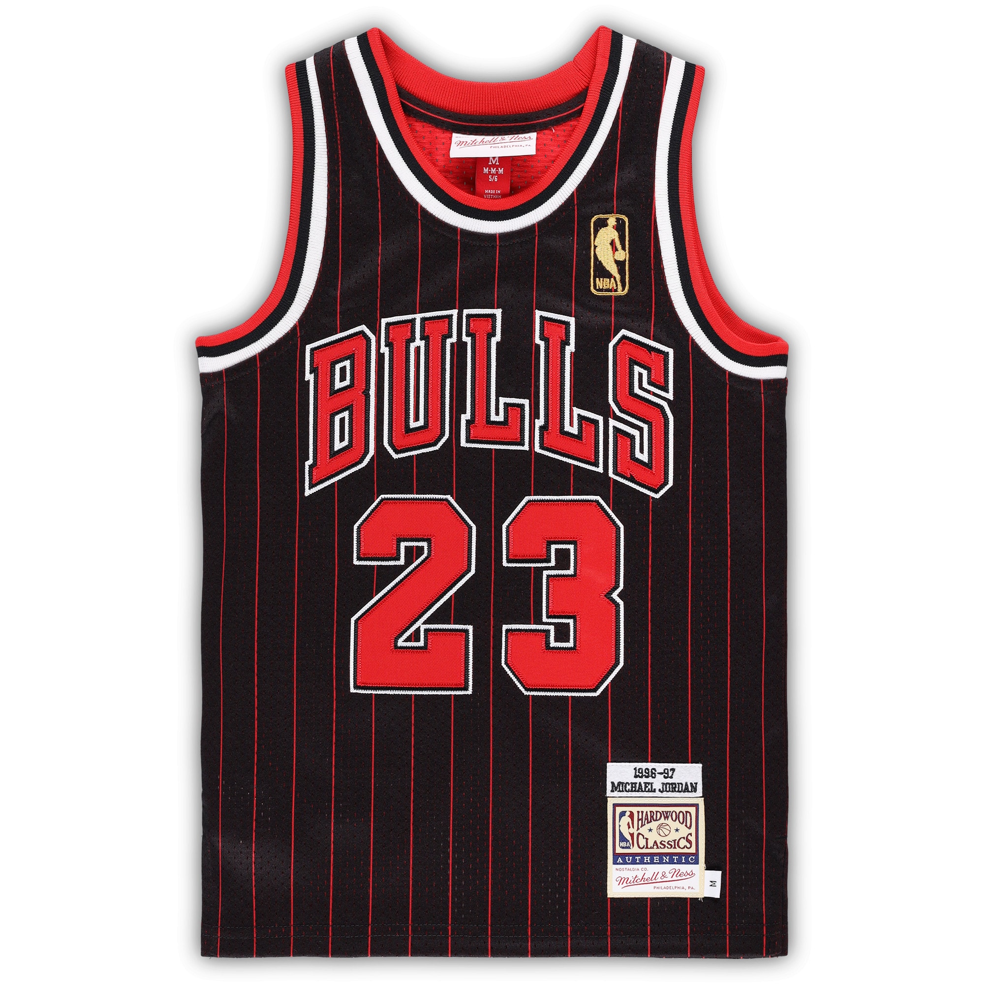 NBA preschool chicago bulls michael jordan mitchell amp ness black 199697 hardwood classics authentic jersey Collection - Official Jerseys & Hats | NBA Store