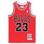 NBA preschool chicago bulls michael jordan mitchell amp ness red 199798 hardwood classics authentic jersey Collection - Official Jerseys & Hats | NBA Store