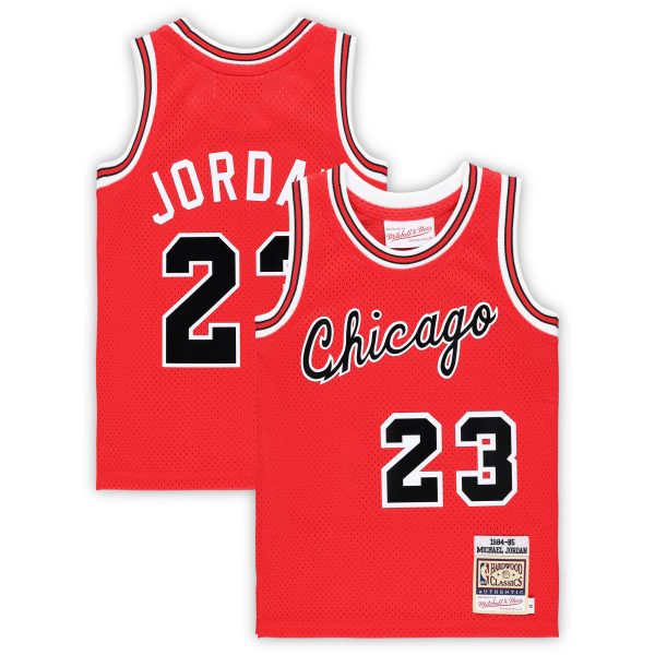 NBA preschool chicago bulls michael jordan mitchell amp ness red hardwood classics 198485 authentic swingman jersey Collection - Official Jerseys & Hats | NBA Store