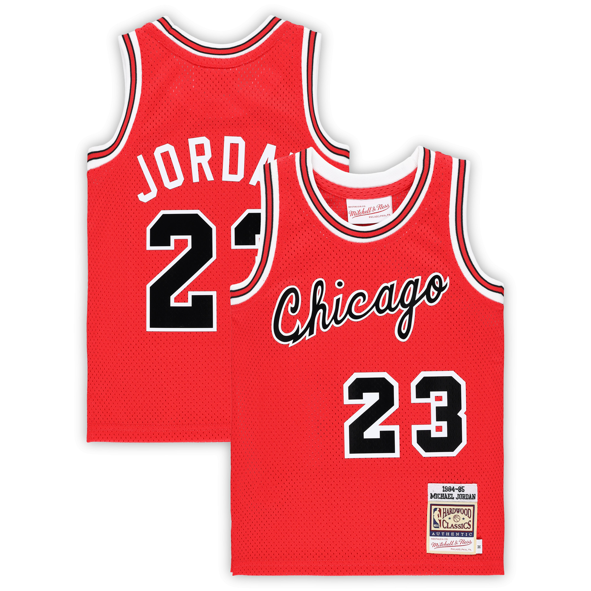 NBA preschool chicago bulls michael jordan mitchell amp ness red hardwood classics 198485 authentic swingman jersey Collection - Official Jerseys & Hats | NBA Store