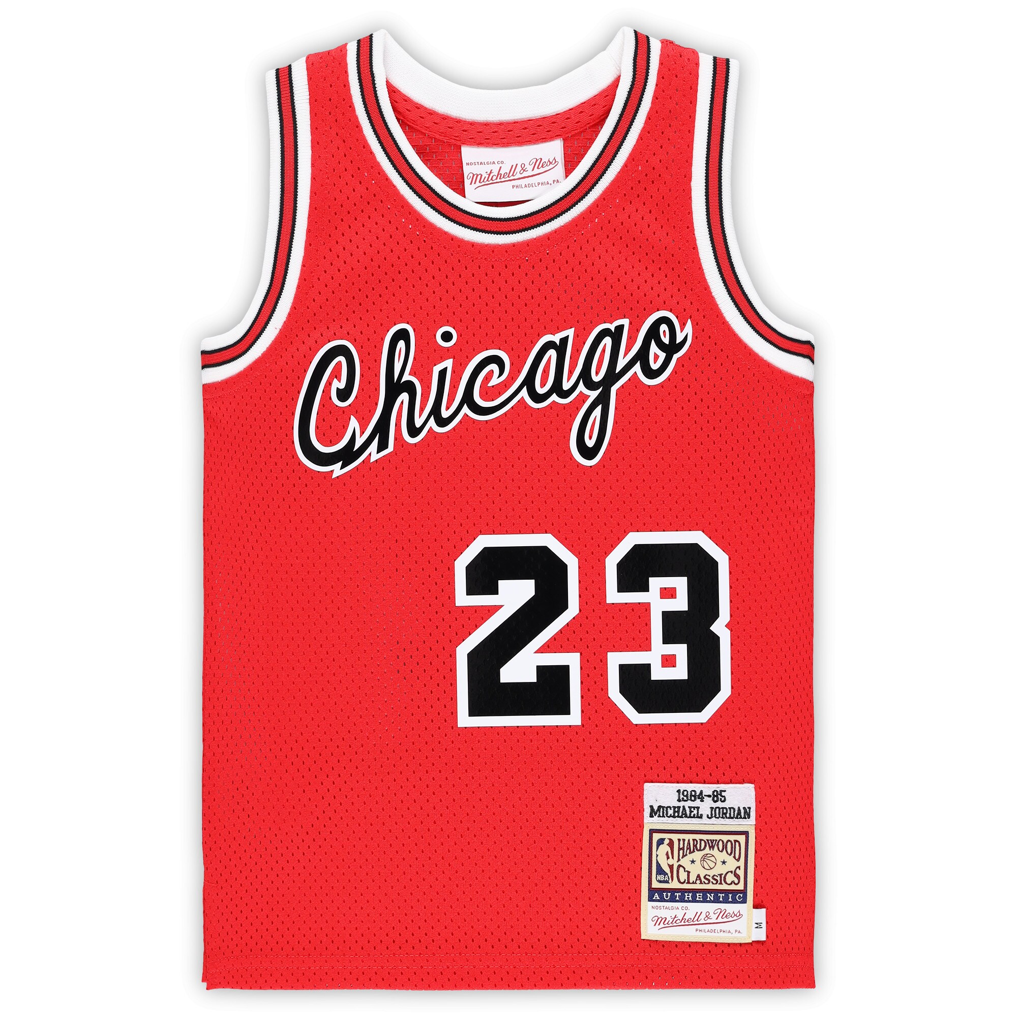 NBA preschool chicago bulls michael jordan mitchell amp ness red hardwood classics 198485 authentic swingman jersey Collection - Official Jerseys & Hats | NBA Store