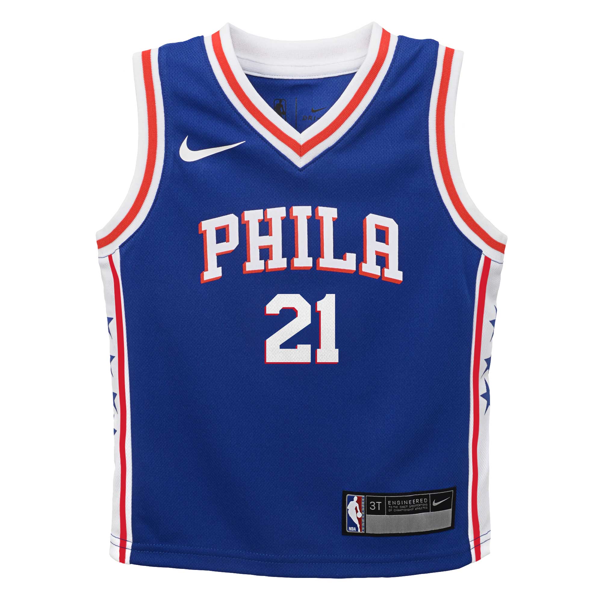 NBA preschool philadelphia 76ers joel embiid nike royal swingman player jersey – icon edition Collection - Official Jerseys & Hats | NBA Store