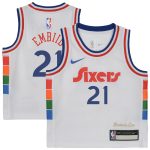 NBA toddler philadelphia 76ers joel embiid nike white 202425 swingman player jersey – city edition Collection - Official Jerseys & Hats | NBA Store
