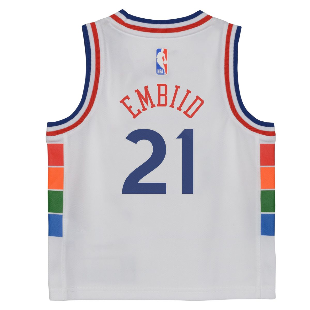 NBA toddler philadelphia 76ers joel embiid nike white 202425 swingman player jersey – city edition Collection - Official Jerseys & Hats | NBA Store