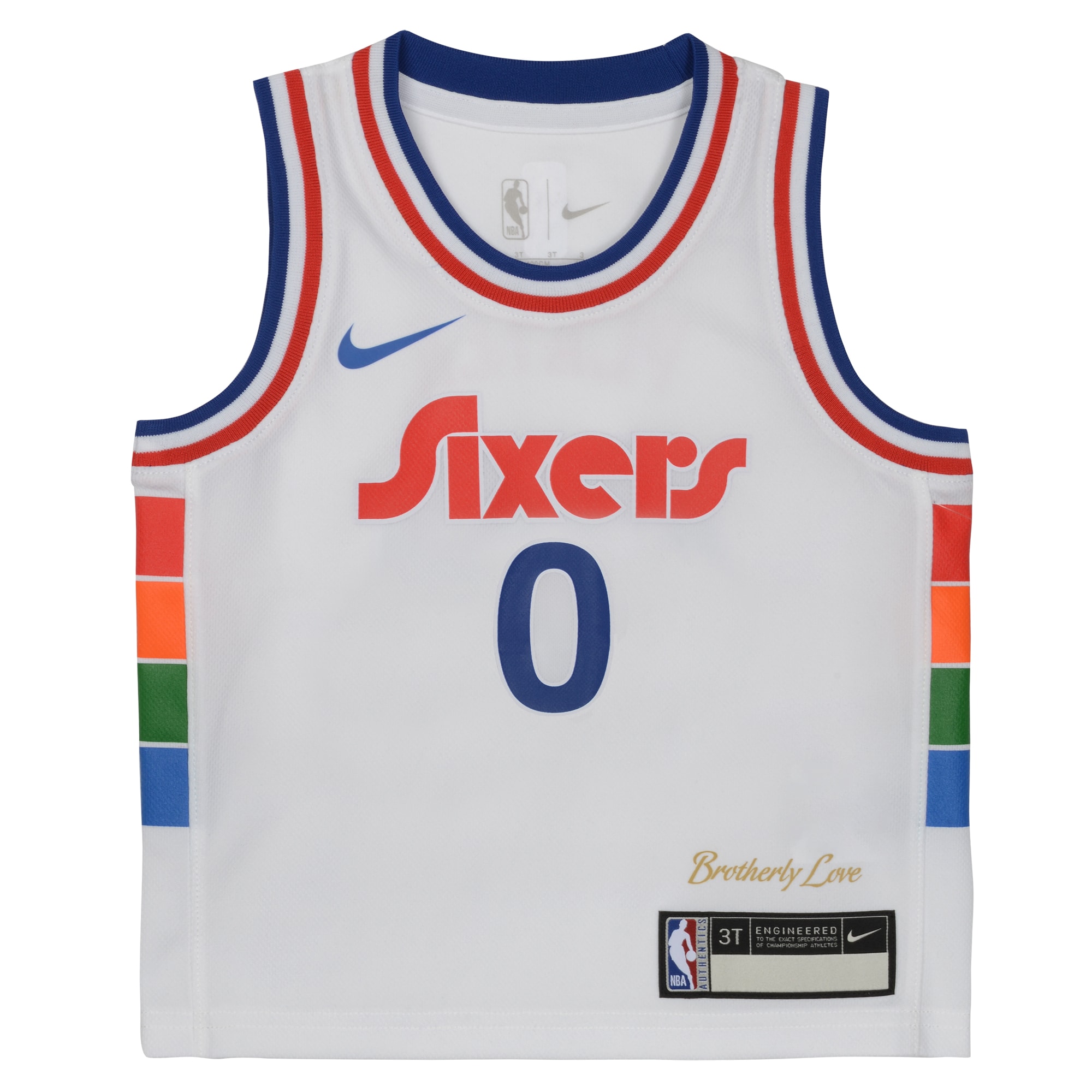 NBA toddler philadelphia 76ers tyrese maxey nike white 202425 swingman player jersey – city edition Collection - Official Jerseys & Hats | NBA Store