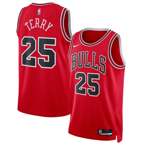 NBA unisex chicago bulls dalen terry nike red 2022 nba draft first round pick swingman jersey – icon edition Collection - Official Jerseys & Hats | NBA Store