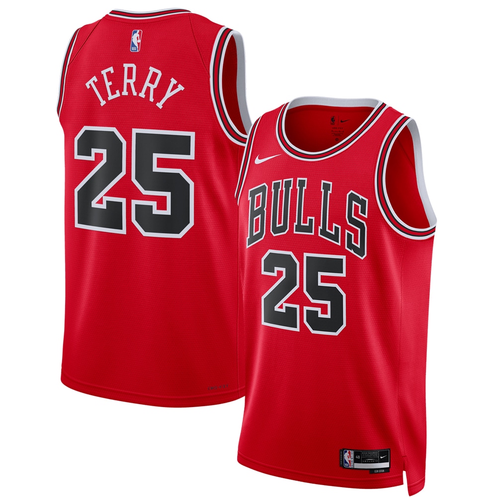 NBA unisex chicago bulls dalen terry nike red 2022 nba draft first round pick swingman jersey – icon edition Collection - Official Jerseys & Hats | NBA Store