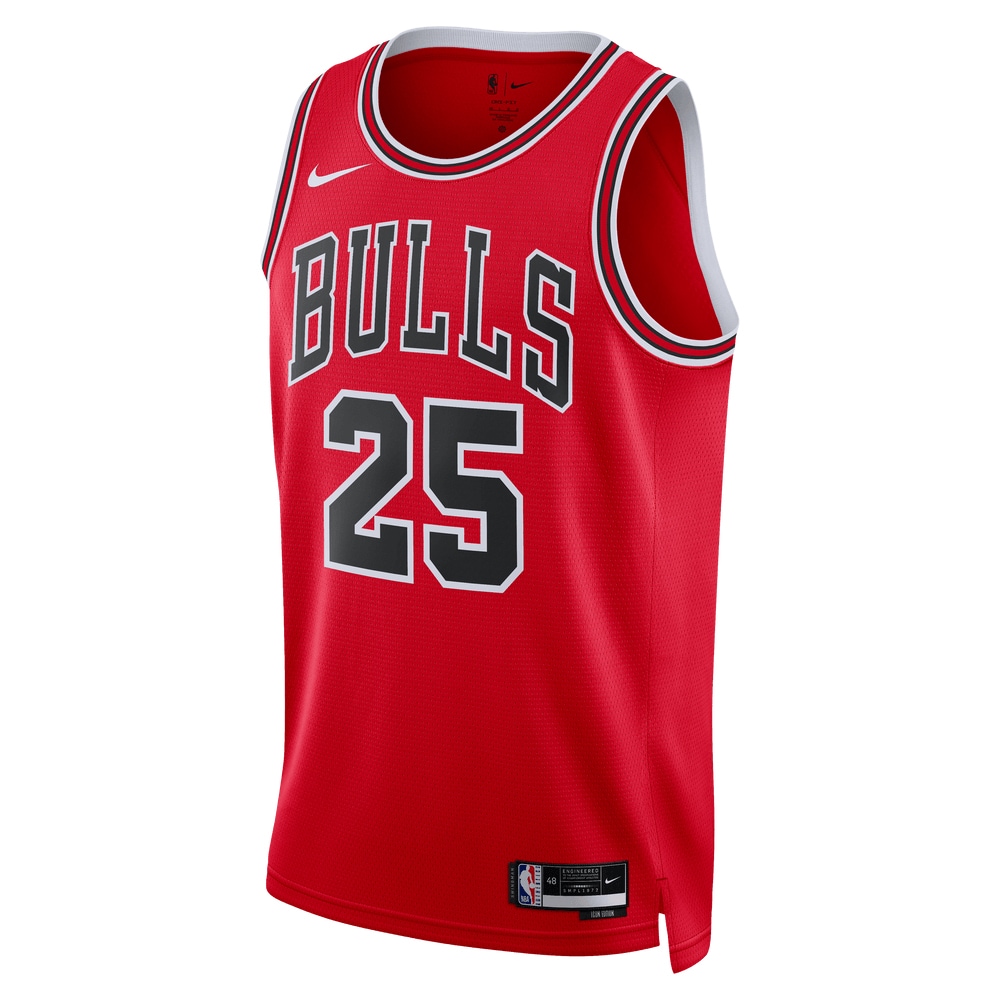 NBA unisex chicago bulls dalen terry nike red 2022 nba draft first round pick swingman jersey – icon edition Collection - Official Jerseys & Hats | NBA Store