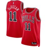 NBA unisex chicago bulls demar derozan nike red swingman jersey – icon edition Collection - Official Jerseys & Hats | NBA Store