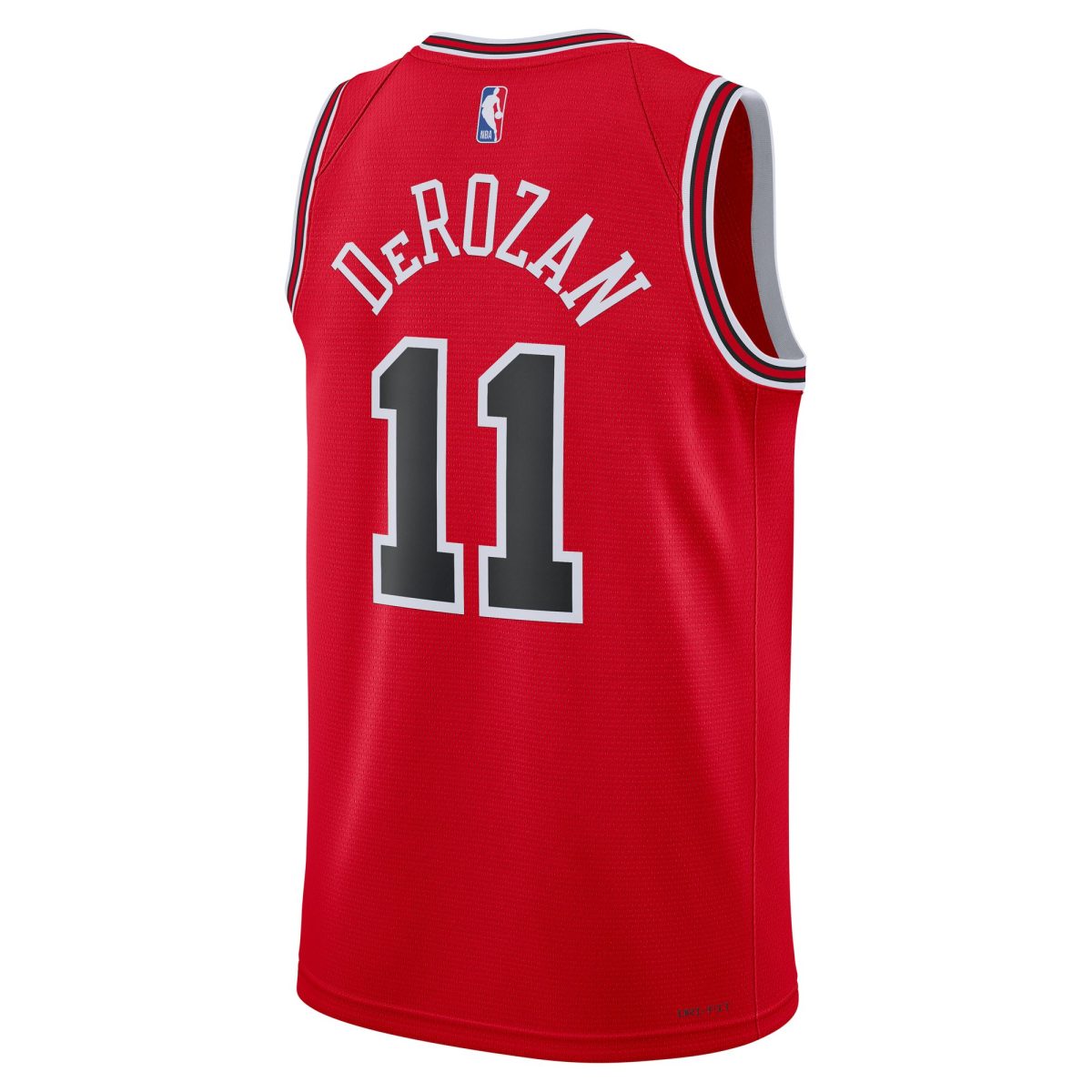 NBA unisex chicago bulls demar derozan nike red swingman jersey – icon edition Collection - Official Jerseys & Hats | NBA Store