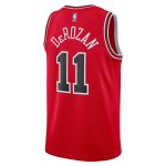 NBA unisex chicago bulls demar derozan nike red swingman jersey – icon edition Collection - Official Jerseys & Hats | NBA Store