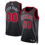 NBA unisex chicago bulls jordan brand black 202223 swingman custom jersey – statement edition Collection - Official Jerseys & Hats | NBA Store