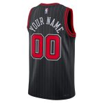 NBA unisex chicago bulls jordan brand black 202223 swingman custom jersey – statement edition Collection - Official Jerseys & Hats | NBA Store