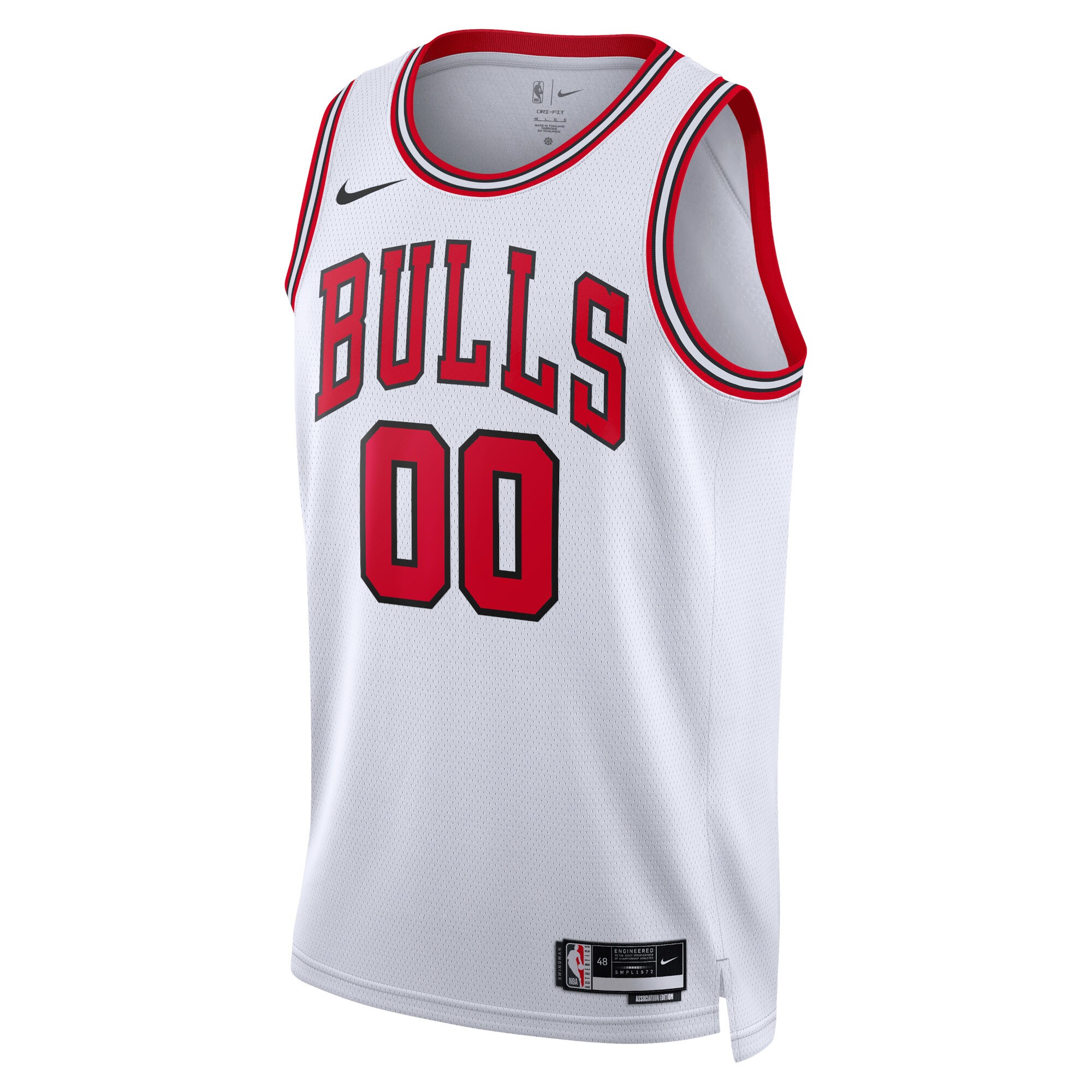 NBA unisex chicago bulls nike white swingman custom jersey – association edition Collection - Official Jerseys & Hats | NBA Store