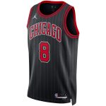 NBA unisex chicago bulls zach lavine jordan brand black swingman jersey – statement edition Collection - Official Jerseys & Hats | NBA Store