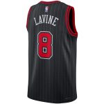 NBA unisex chicago bulls zach lavine jordan brand black swingman jersey – statement edition Collection - Official Jerseys & Hats | NBA Store