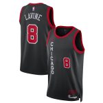 NBA unisex chicago bulls zach lavine nike black 202324 swingman jersey – city edition Collection - Official Jerseys & Hats | NBA Store