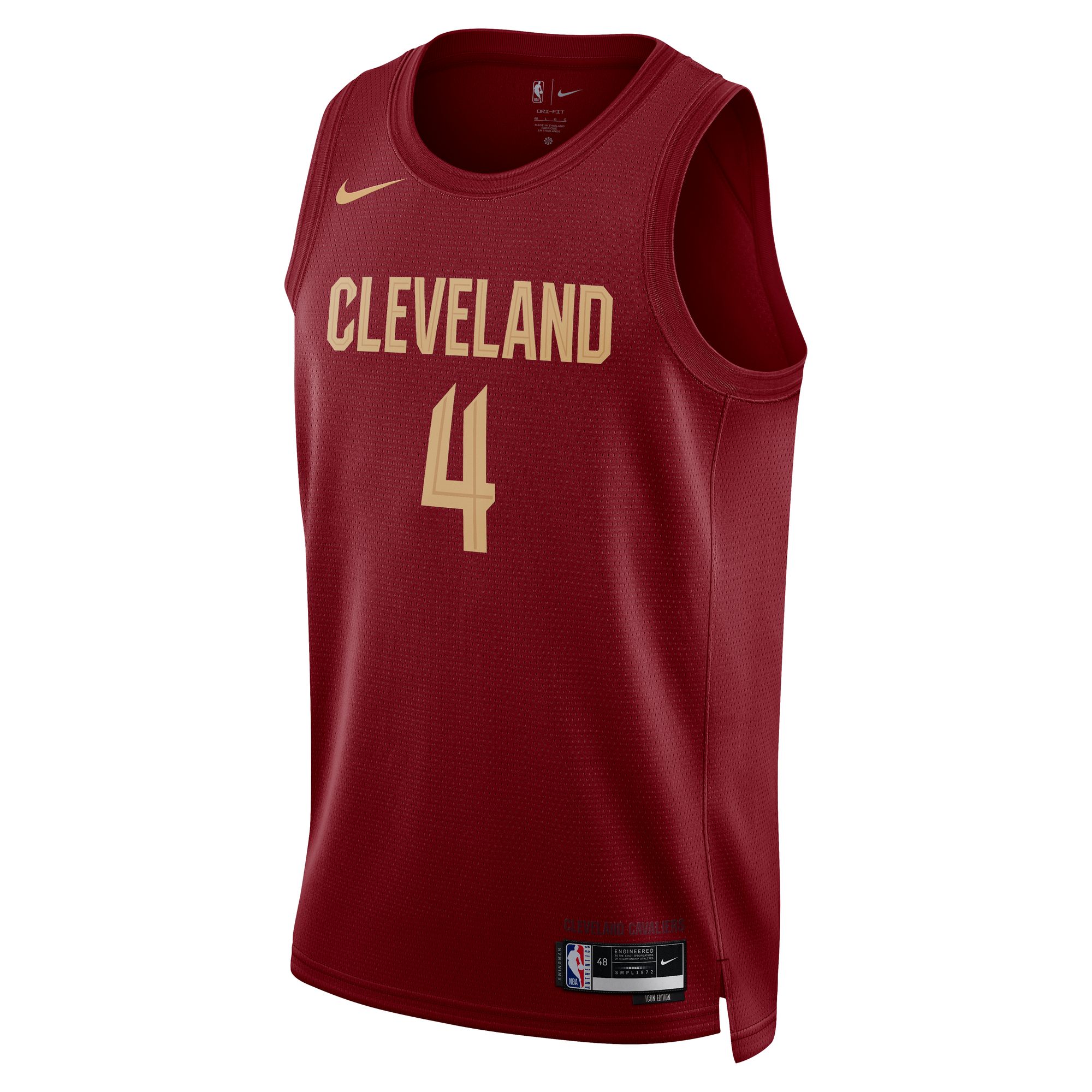 NBA unisex cleveland cavaliers evan mobley nike wine swingman jersey – icon edition Collection - Official Jerseys & Hats | NBA Store