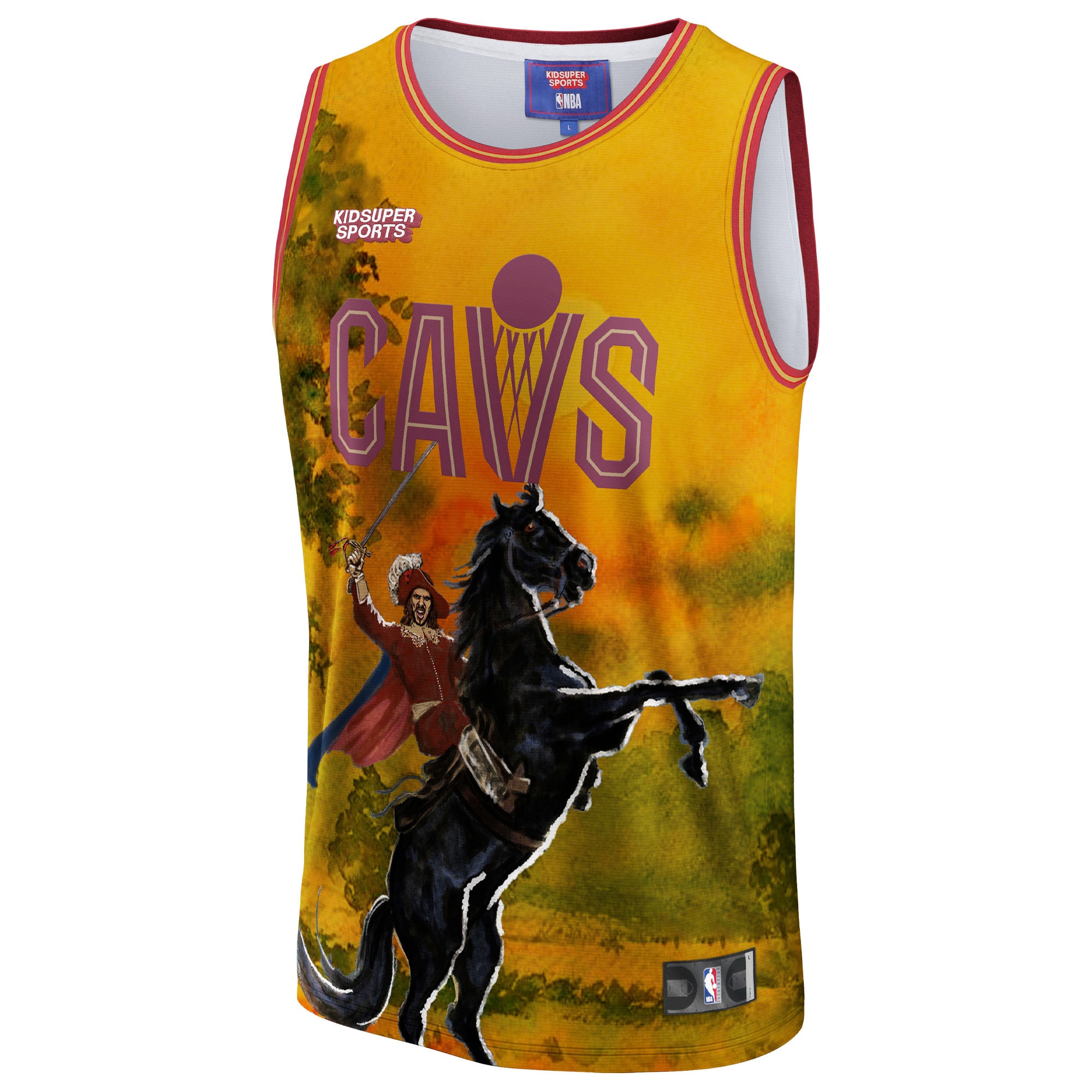 NBA unisex cleveland cavaliers nba amp kidsuper studios by fanatics gold hometown jersey Collection - Official Jerseys & Hats | NBA Store
