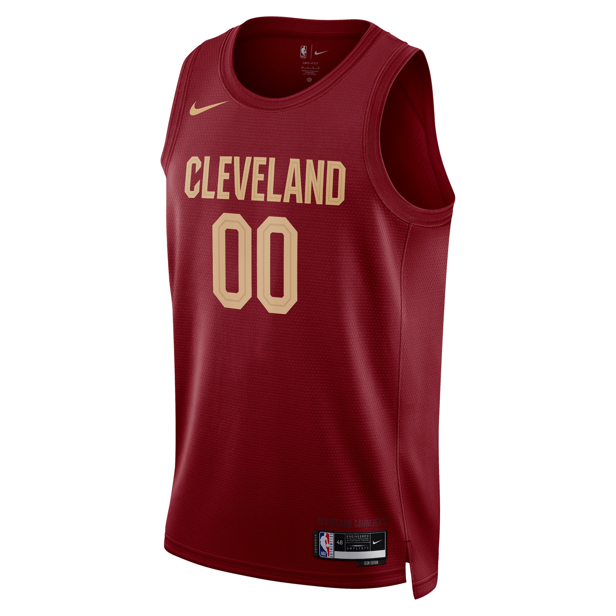 NBA unisex cleveland cavaliers nike burgundy swingman custom jersey – icon edition2 Collection - Official Jerseys & Hats | NBA Store