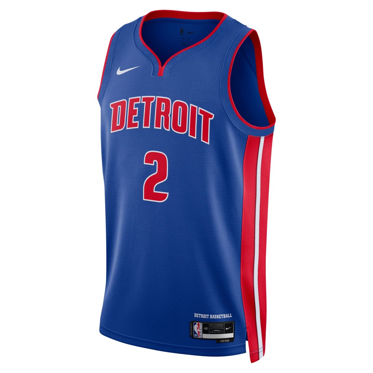 NBA unisex detroit pistons cade cunningham nike blue swingman jersey – icon edition Collection - Official Jerseys & Hats | NBA Store