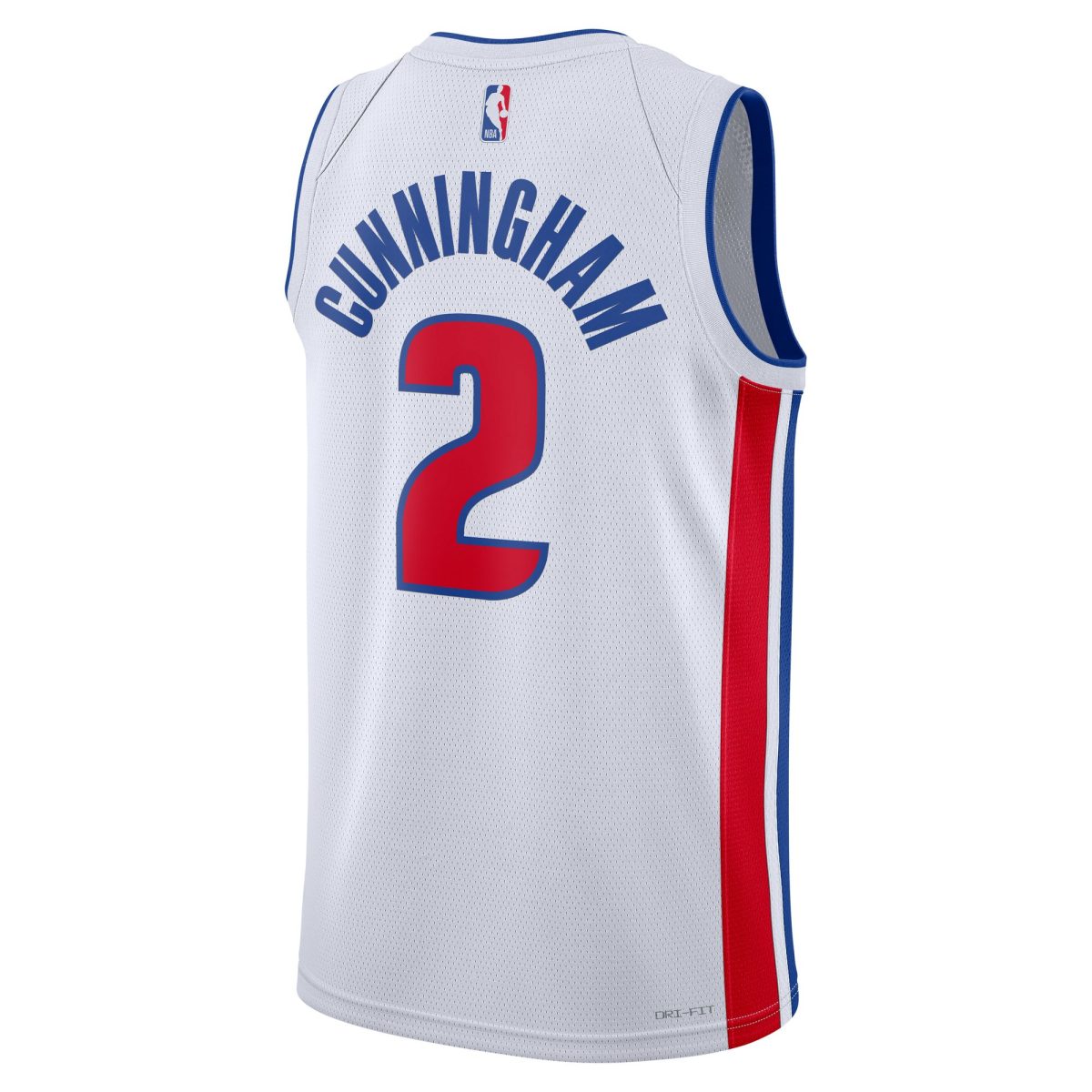 NBA unisex detroit pistons cade cunningham nike white swingman jersey – association edition Collection - Official Jerseys & Hats | NBA Store