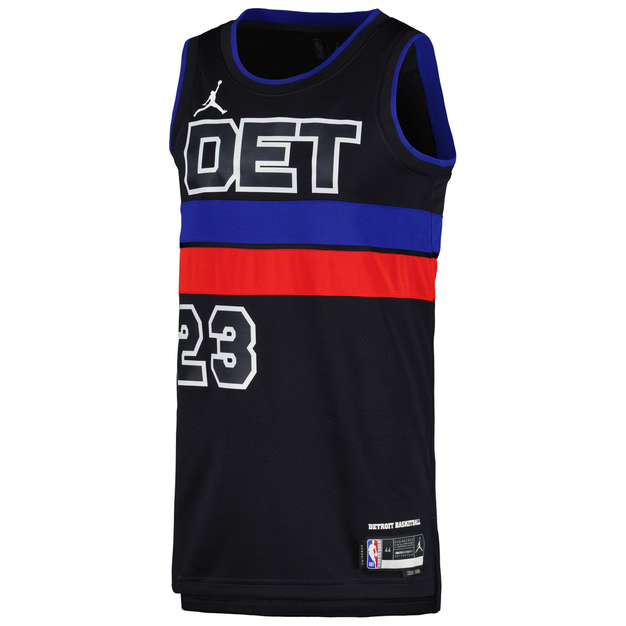 NBA unisex detroit pistons jaden ivey jordan brand black swingman jersey – statement edition Collection - Official Jerseys & Hats | NBA Store