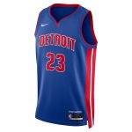 NBA unisex detroit pistons jaden ivey nike blue 2022 nba draft first round pick swingman jersey – icon edition Collection - Official Jerseys & Hats | NBA Store