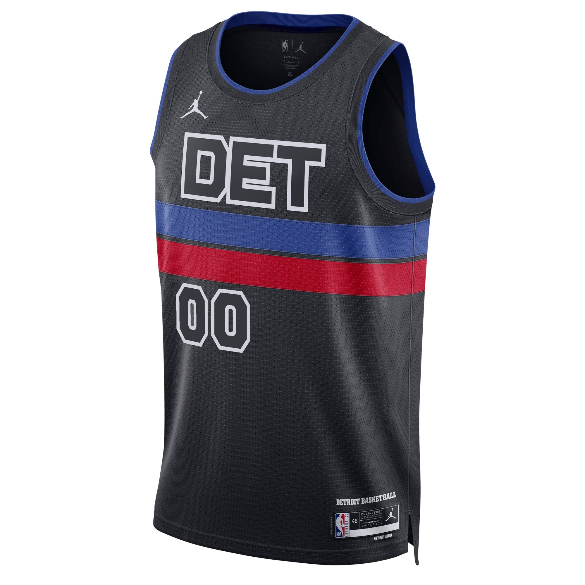 NBA unisex detroit pistons jordan brand blue 202223 swingman custom jersey – statement edition Collection - Official Jerseys & Hats | NBA Store