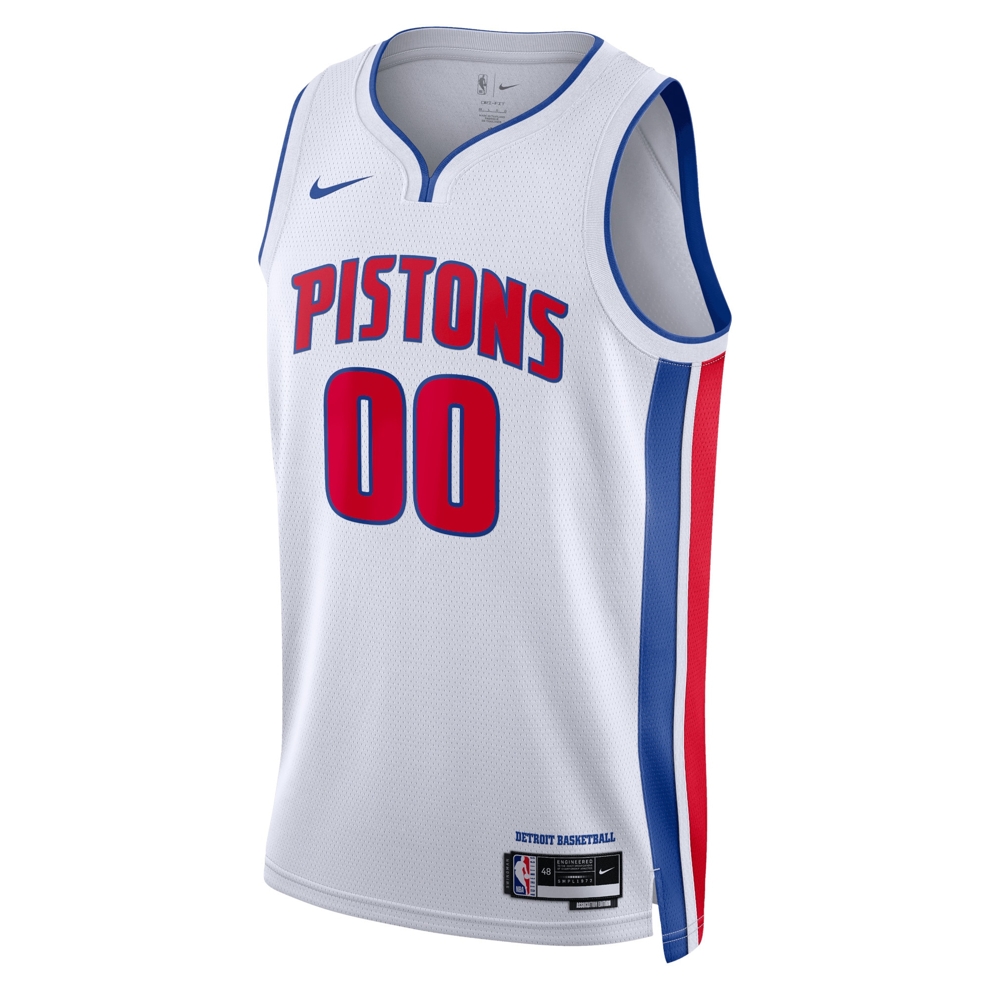 NBA unisex detroit pistons nike white swingman custom jersey – association edition Collection - Official Jerseys & Hats | NBA Store
