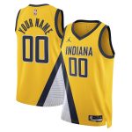 NBA unisex indiana pacers jordan brand yellow 202223 swingman custom jersey – statement edition Collection - Official Jerseys & Hats | NBA Store