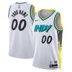 NBA unisex indiana pacers nike white 202425 custom swingman jersey – city edition Collection - Official Jerseys & Hats | NBA Store