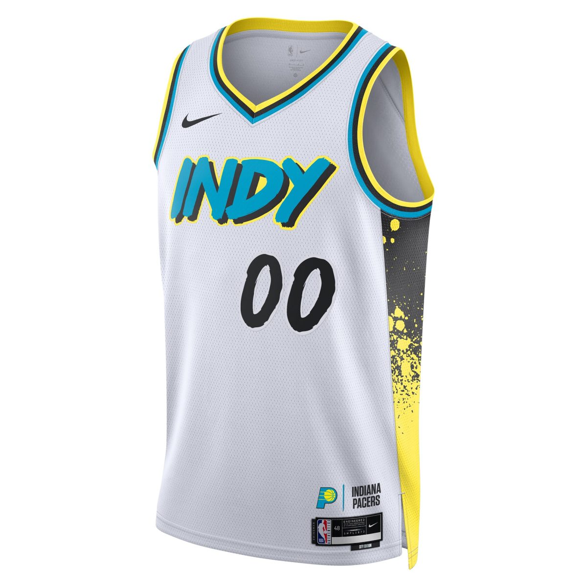 NBA unisex indiana pacers nike white 202425 custom swingman jersey – city edition Collection - Official Jerseys & Hats | NBA Store