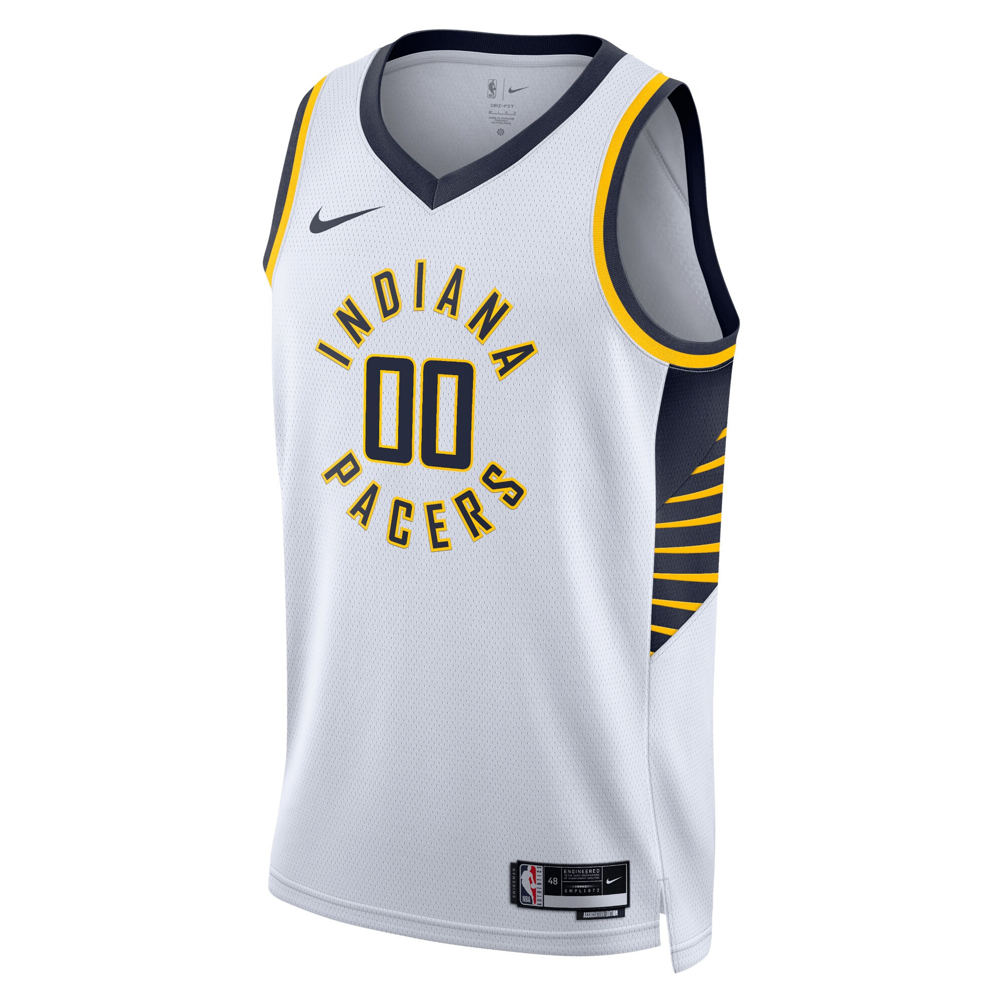 NBA unisex indiana pacers nike white swingman custom jersey – association edition Collection - Official Jerseys & Hats | NBA Store