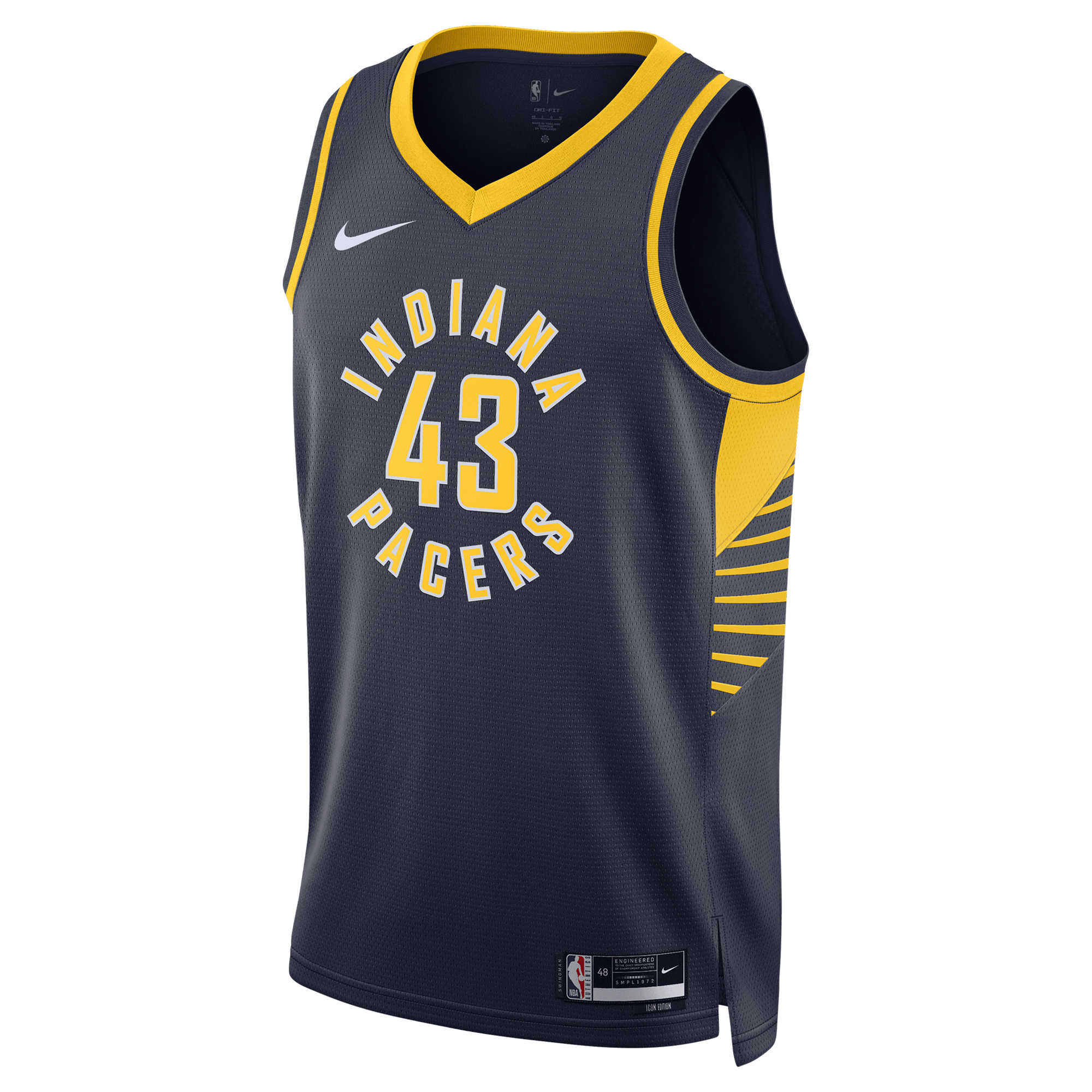 NBA unisex indiana pacers pascal siakam nike navy swingman jersey – icon edition Collection - Official Jerseys & Hats | NBA Store
