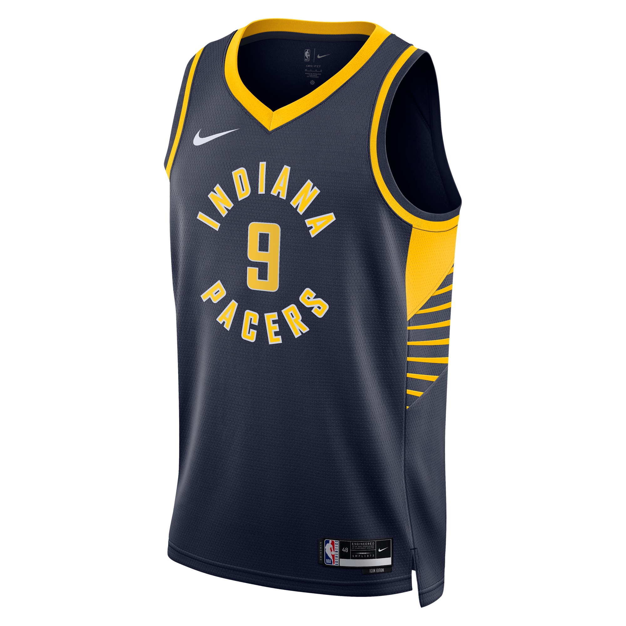 NBA unisex indiana pacers t.j. mcconnell nike navy swingman replica jersey – icon edition Collection - Official Jerseys & Hats | NBA Store