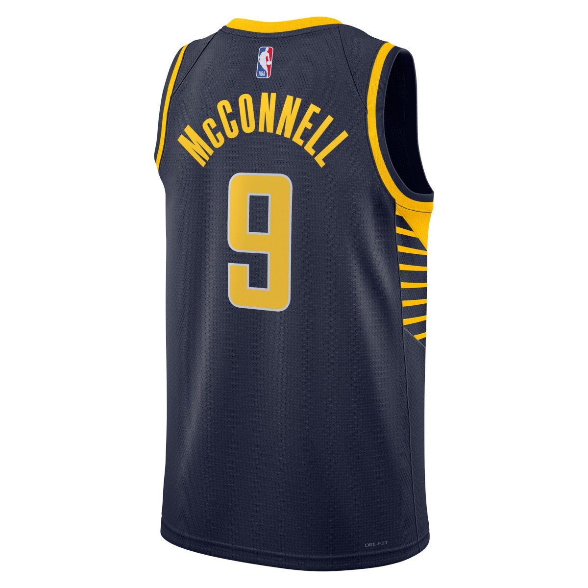 NBA unisex indiana pacers t.j. mcconnell nike navy swingman replica jersey – icon edition Collection - Official Jerseys & Hats | NBA Store
