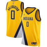 NBA unisex indiana pacers tyrese haliburton jordan brand gold swingman jersey – statement edition Collection - Official Jerseys & Hats | NBA Store