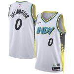 NBA unisex indiana pacers tyrese haliburton nike white 202425 swingman player jersey – city edition Collection - Official Jerseys & Hats | NBA Store