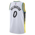 NBA unisex indiana pacers tyrese haliburton nike white 202425 swingman player jersey – city edition Collection - Official Jerseys & Hats | NBA Store