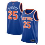 NBA unisex new york knicks mikal bridges nike blue 2024 offseason addition nike swingman jersey Collection - Official Jerseys & Hats | NBA Store