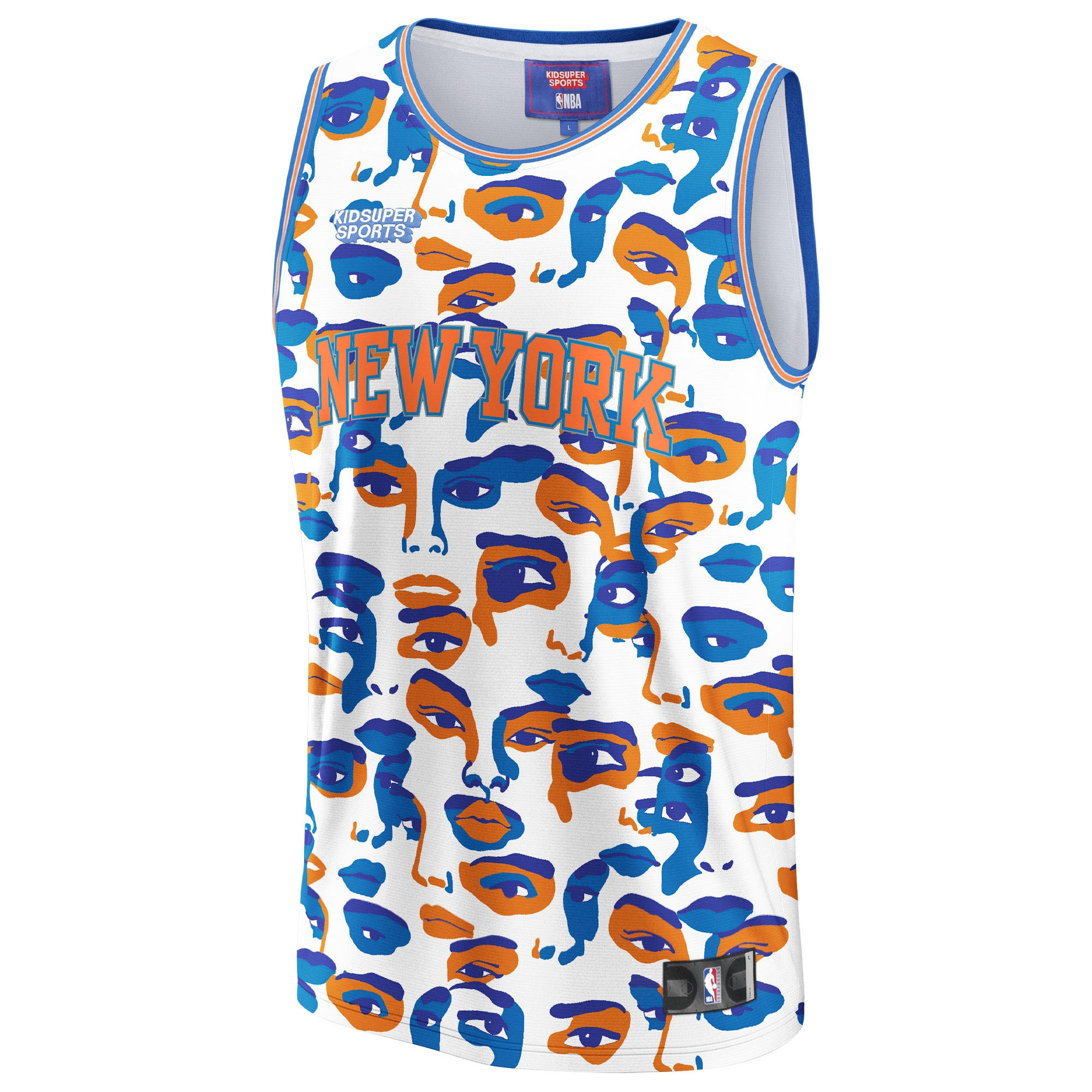 NBA unisex new york knicks nba amp kidsuper studios by fanatics white hometown jersey Collection - Official Jerseys & Hats | NBA Store