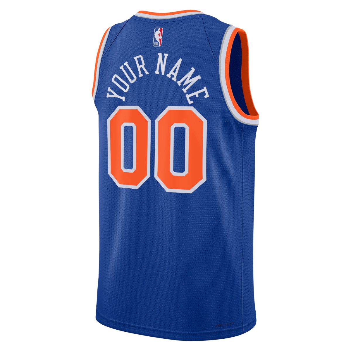 NBA unisex new york knicks nike blue swingman custom jersey – icon edition Collection - Official Jerseys & Hats | NBA Store