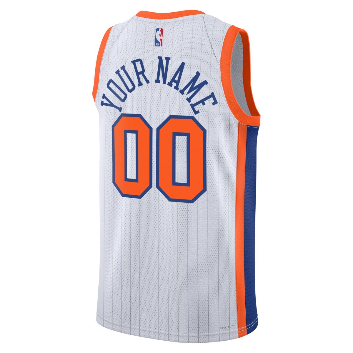 NBA unisex new york knicks nike white 202425 custom swingman jersey – city edition Collection - Official Jerseys & Hats | NBA Store
