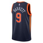 NBA unisex new york knicks rj barrett jordan brand navy swingman jersey – statement edition Collection - Official Jerseys & Hats | NBA Store