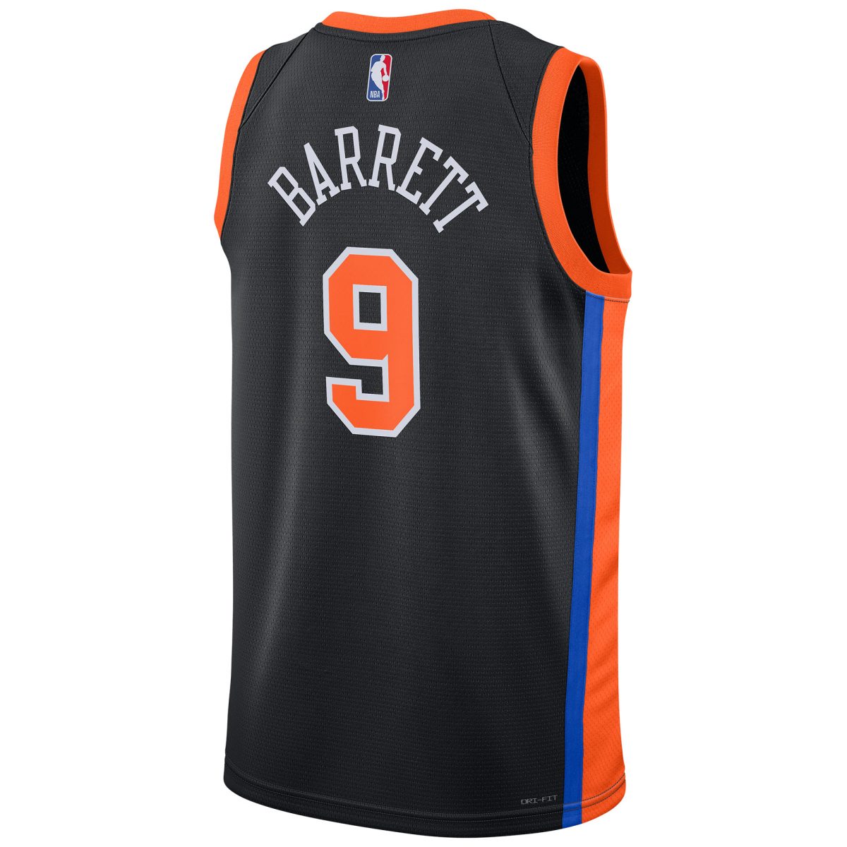 NBA unisex new york knicks rj barrett nike black 202223 swingman jersey – city edition Collection - Official Jerseys & Hats | NBA Store