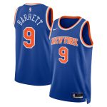 NBA unisex new york knicks rj barrett nike blue swingman jersey – icon edition Collection - Official Jerseys & Hats | NBA Store