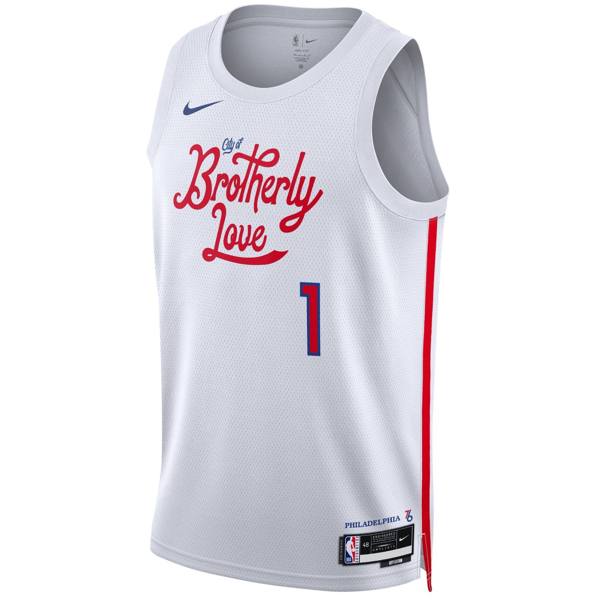 NBA unisex philadelphia 76ers james harden nike white 202223 swingman jersey – city edition Collection - Official Jerseys & Hats | NBA Store