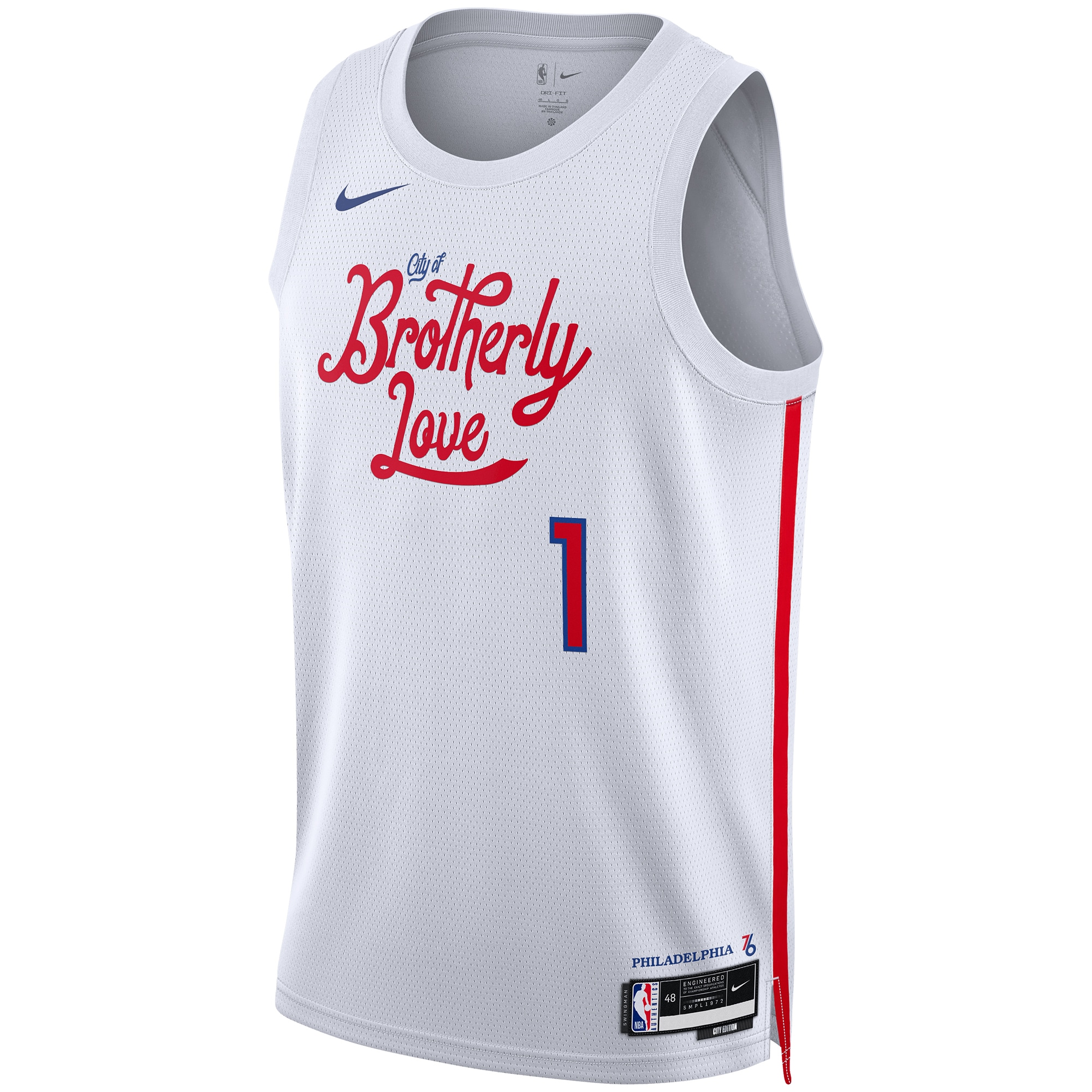 NBA unisex philadelphia 76ers james harden nike white 202223 swingman jersey – city edition Collection - Official Jerseys & Hats | NBA Store
