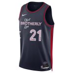 NBA unisex philadelphia 76ers joel embiid nike navy 202324 swingman jersey – city edition Collection - Official Jerseys & Hats | NBA Store